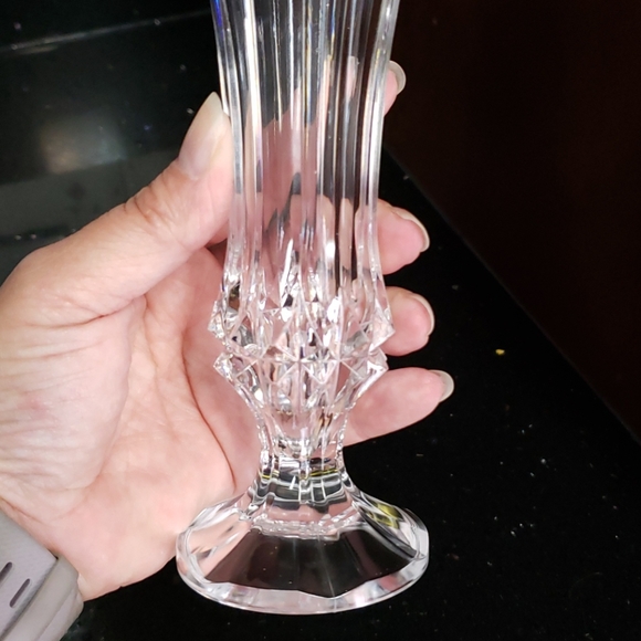 2 Crystal Decorative Vases - Picture 3 of 4